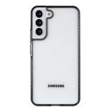 front-galaxy-s22-golden-case-transparent-black