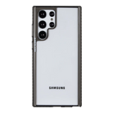 front-galaxy-s22-ultra-golden-case-transparent-black