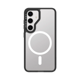 front-galaxy-s24-goldensnap-case-magsafe-compatible-transparent-black