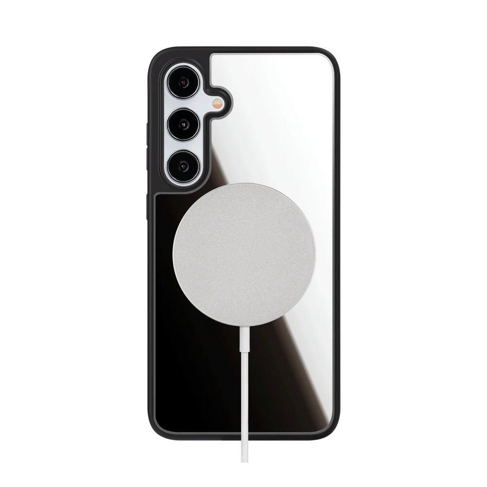 front-galaxy-s24-superior-mirror-case-magsafe-compatible-black