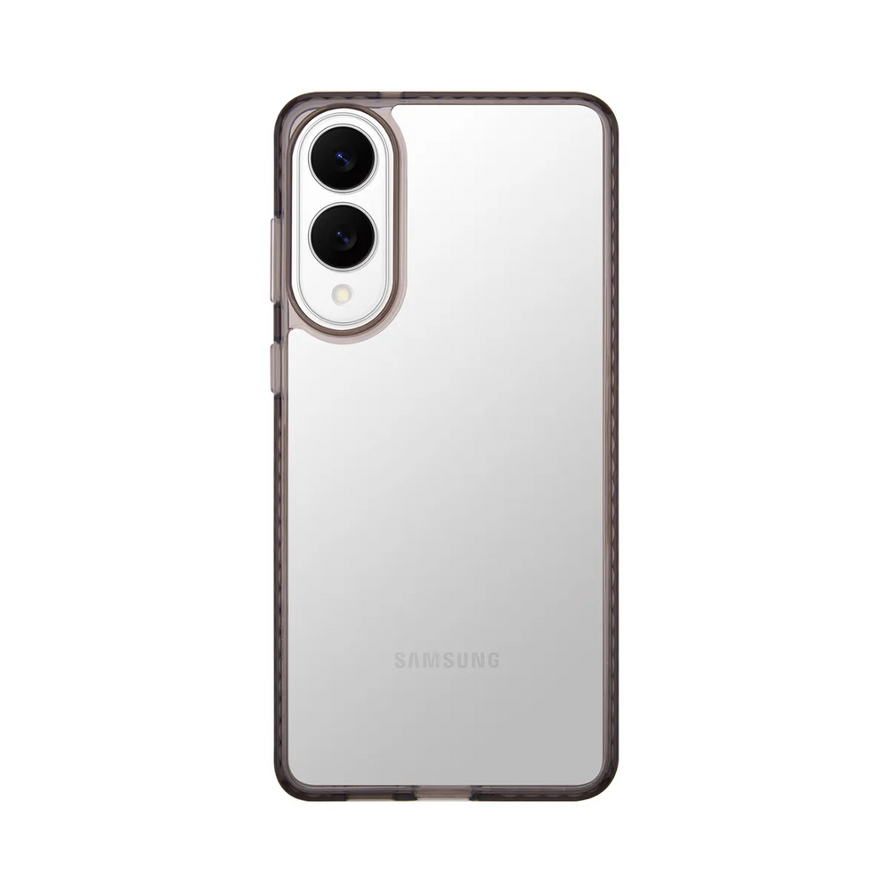 front-galaxy-s25-edge-golden-case-magsafe-compatible-transparent-black