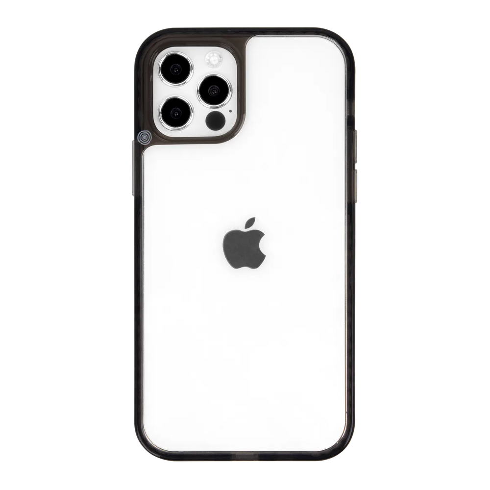 front-iphone-12-pro-golden-case-transparent-black