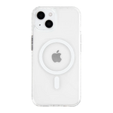 front-iphone-13-golden-case-magsafe-compatible-transparent