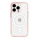 front-iphone-13-pro-max-golden-case-magsafe-compatible-pink-glitter