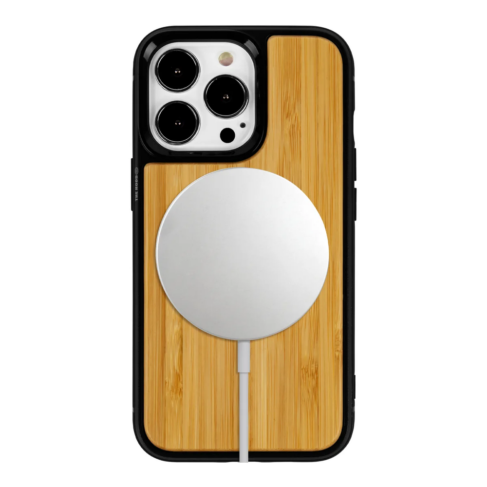 front-iphone-13-pro-max-superior-wooden-case-magsafe-compatible-black-bamboo
