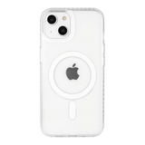 front-iphone-14-golden-case-magsafe-compatible-transparent