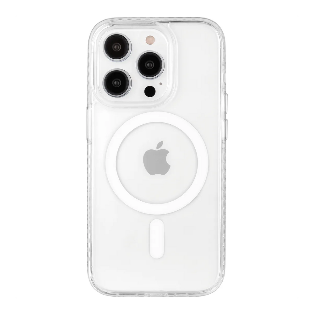 front-iphone-14-pro-golden-case-magsafe-compatible-transparent