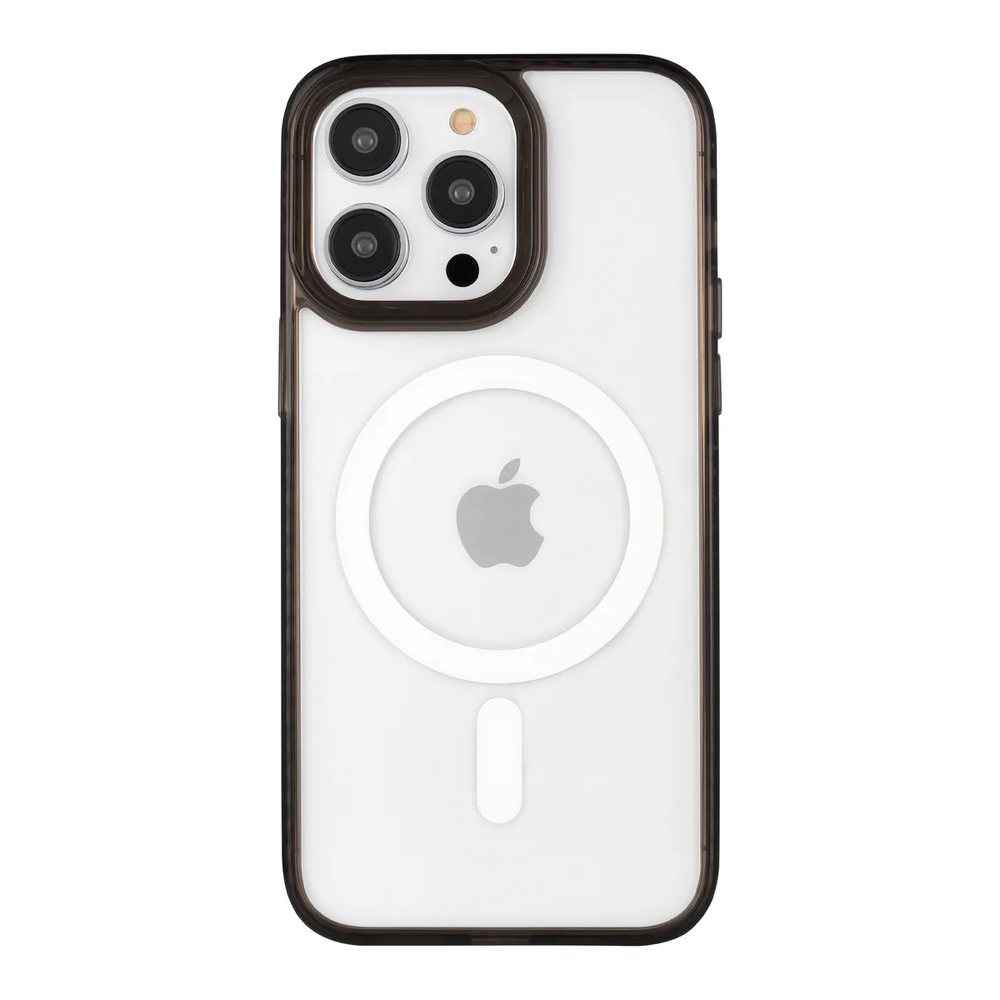 front-iphone-14-pro-max-golden-case-magsafe-compatible-transparent-black