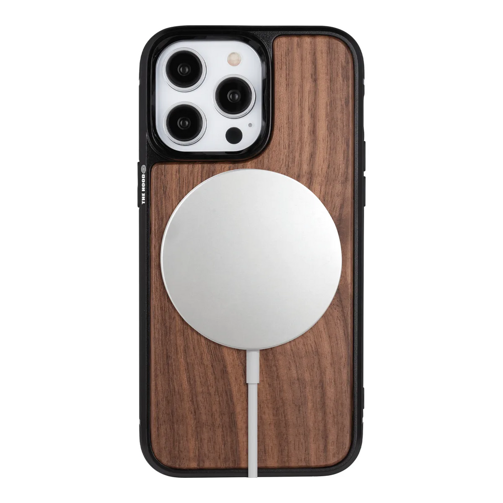 front-iphone-14-pro-max-superior-wooden-case-magsafe-compatible-black-walnut
