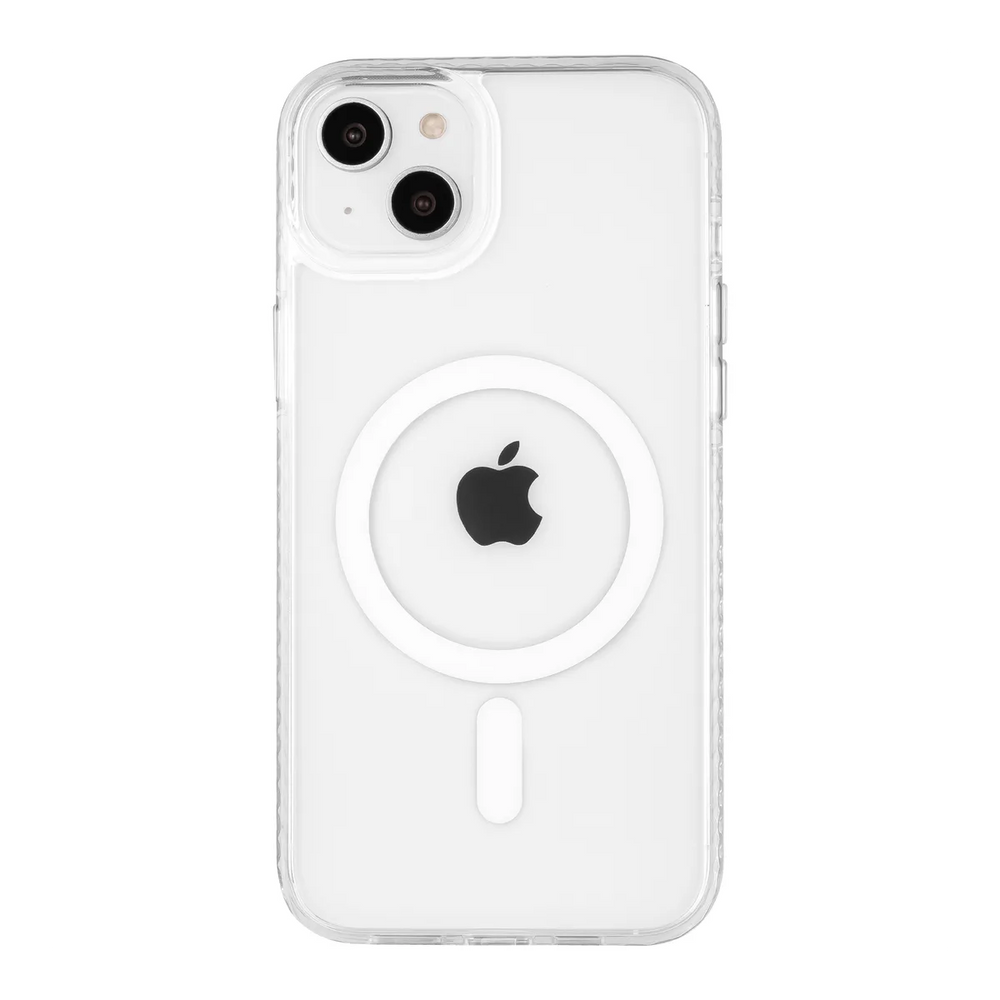 front-iphone-15-plus-golden-case-magsafe-compatible-transparent