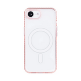 front-iphone-16-e-golden-case-magsafe-compatible-pink-glitter