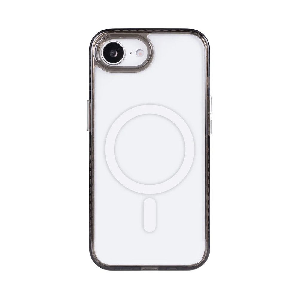 front-iphone-16-e-golden-case-magsafe-compatible-transparent-black