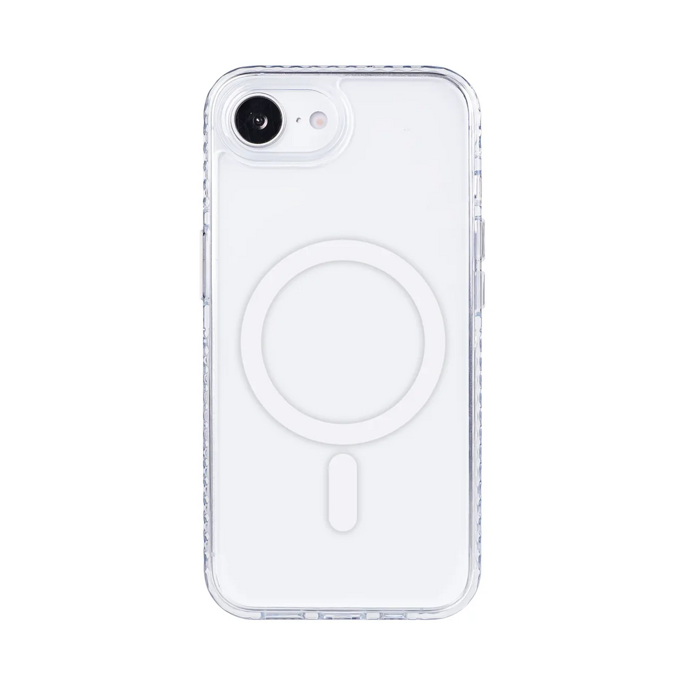 front-iphone-16-e-golden-case-magsafe-compatible-transparent