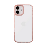 front-iphone-16-golden-case-pink-glitter