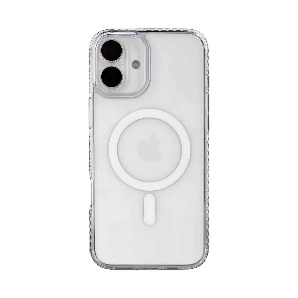 front-iphone-16-plus-golden-case-magsafe-compatible-transparent