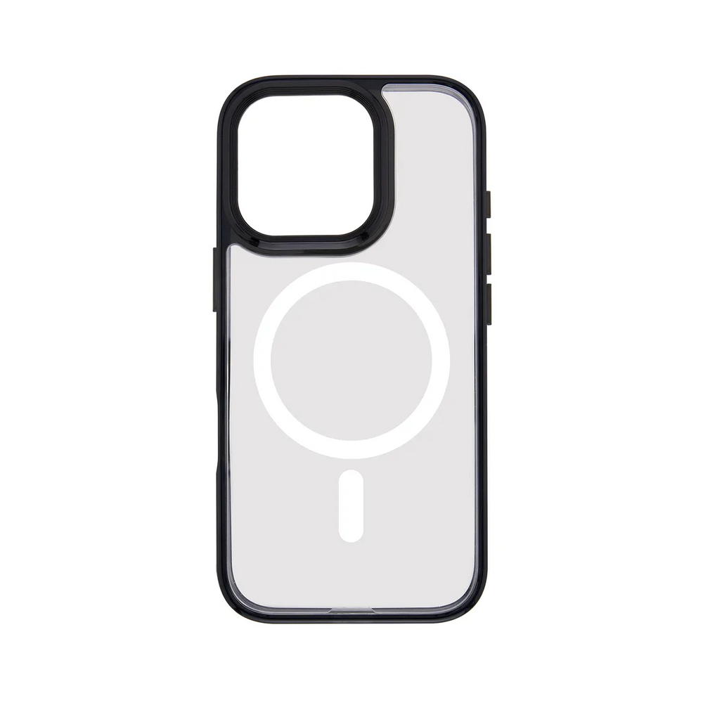 front-iphone-16-pro-goldensnap-case-magsafe-compatible-transparent-black