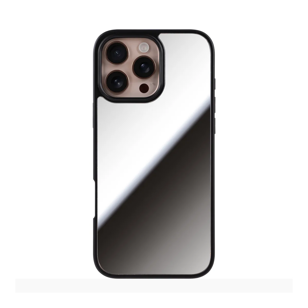 front-iphone-16-pro-superior-mirror-case-magsafe-compatible-black