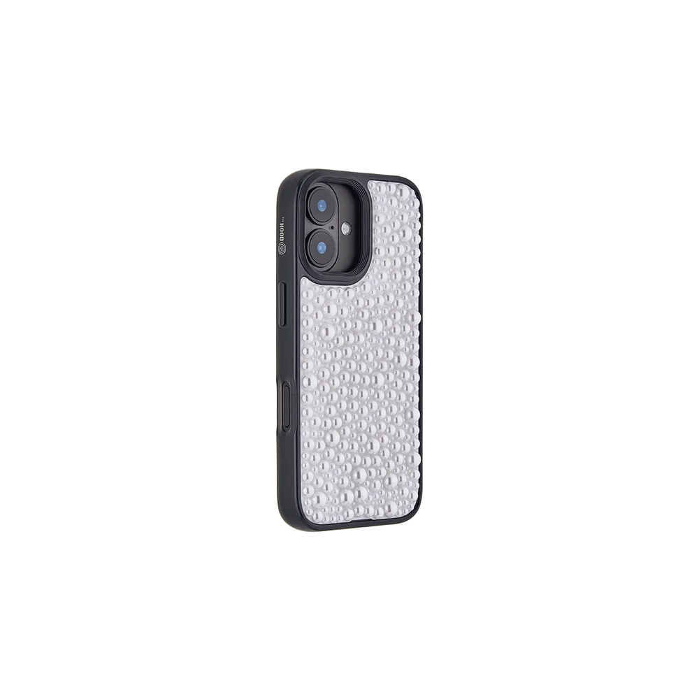 front-iphone-17-goldensnap-pearl-dimension-case-transparent-black
