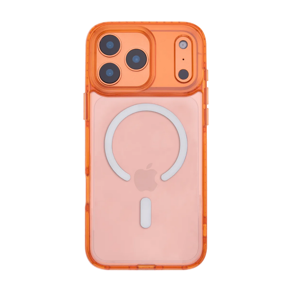 front-iphone-17-pro-max-goldensnap-case-magsafe-compatible-cosmic-orange