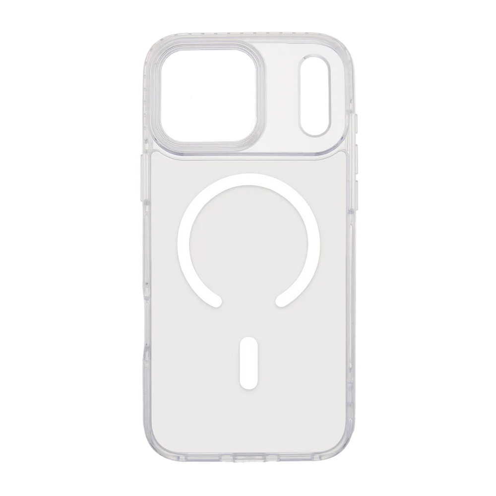 front-iphone-17-pro-max-goldensnap-case-magsafe-compatible-transparent