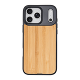 front-iphone-17-pro-max-goldensnap-wooden-case-magsafe-compatible-transparent-black-bamboo