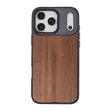 front-iphone-17-pro-max-goldensnap-wooden-case-magsafe-compatible-transparent-black-walnut