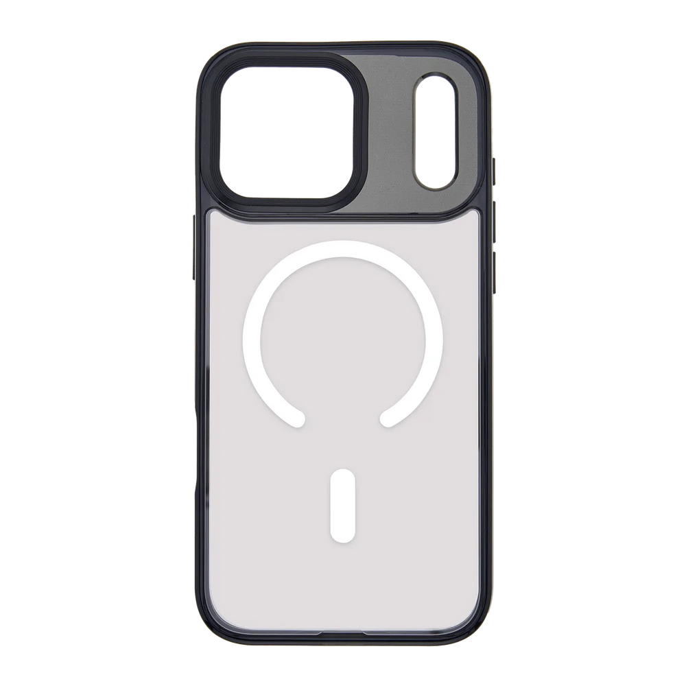 front-iphone-18-pro-max-goldensnap-case-magsafe-compatible-transparent-black