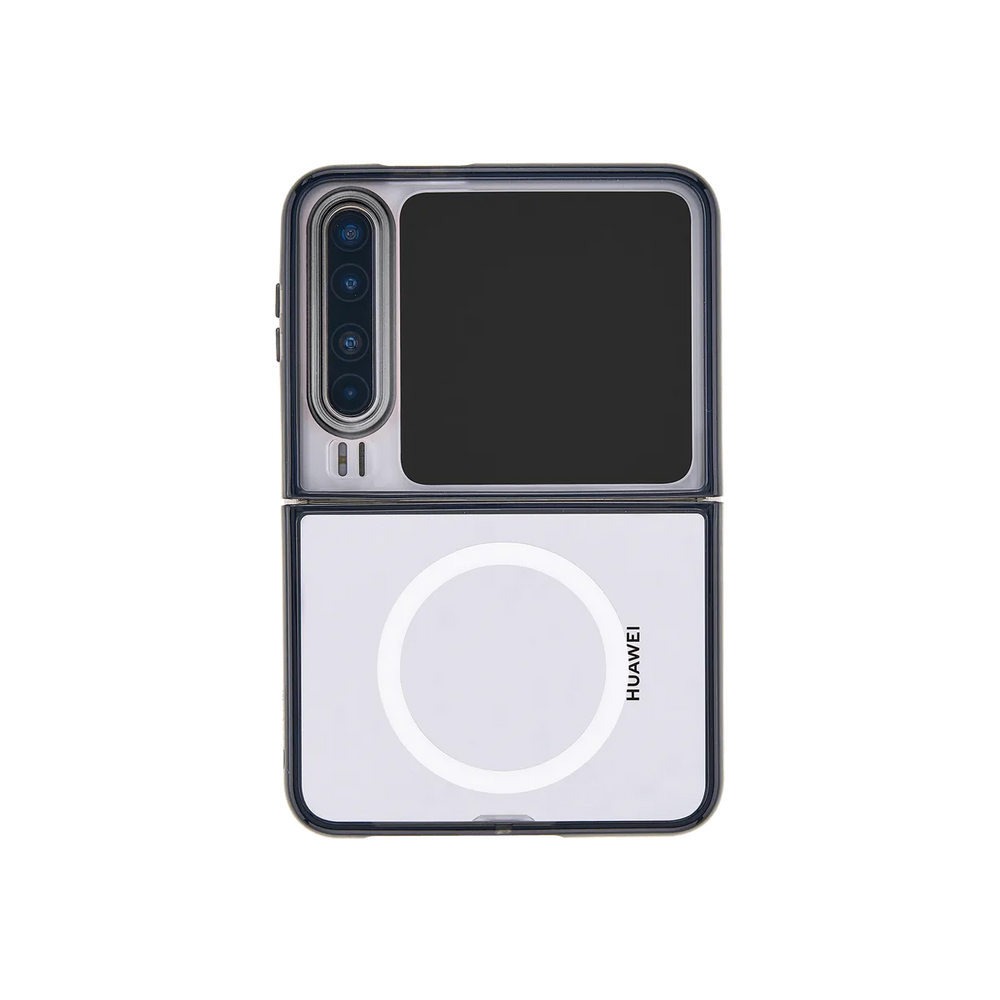 front-pura-x-goldensnap-case-magsafe-compatible-transparent-black