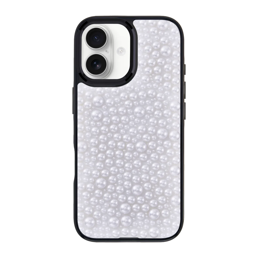 handmade-iphone-17-goldensnap-pearl-dimension-case-transparent-black