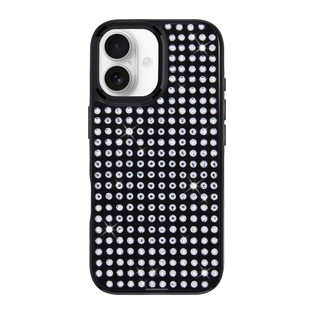 handmade-iphone-17-goldensnap-rhinestone-matrix-case-transparent-black
