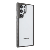 left-galaxy-s22-ultra-golden-case-transparent-black