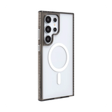 left-galaxy-s23-ultra-golden-case-magsafe-compatible-transparent-black