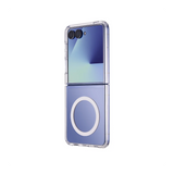 left-galaxy-z-flip-7-clear-case-magnetic-transparent
