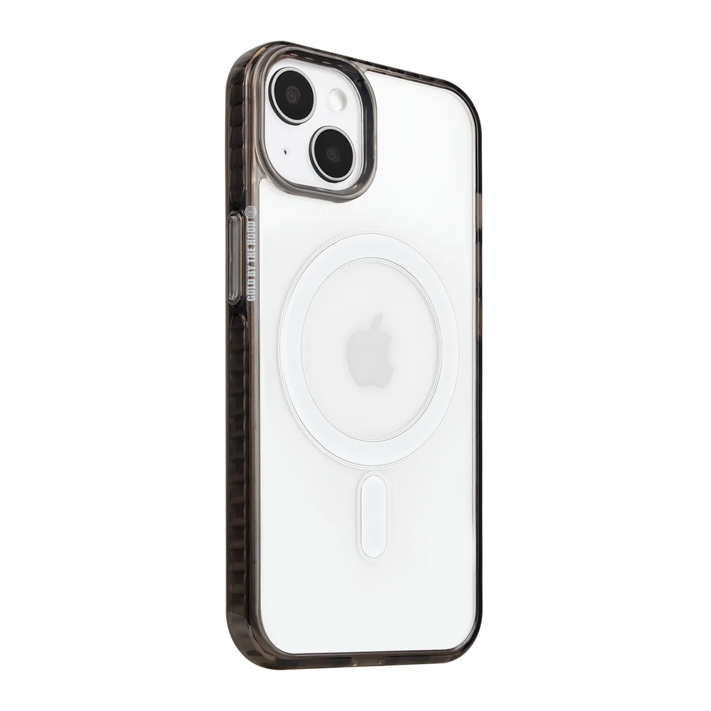 left-iphone-13-golden-case-magsafe-compatible-transparent-black