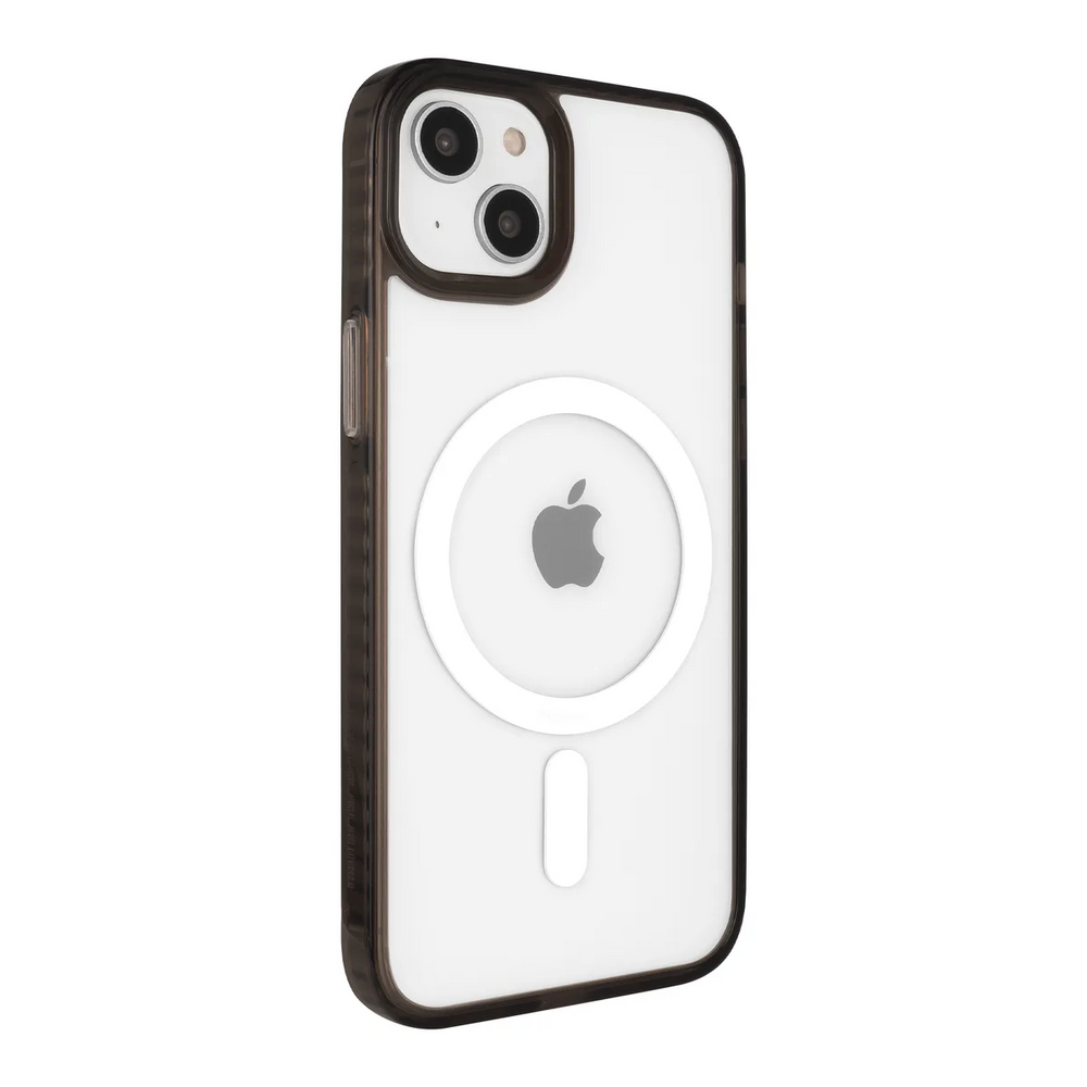 left-iphone-14-plus-golden-case-magsafe-compatible-transparent-black