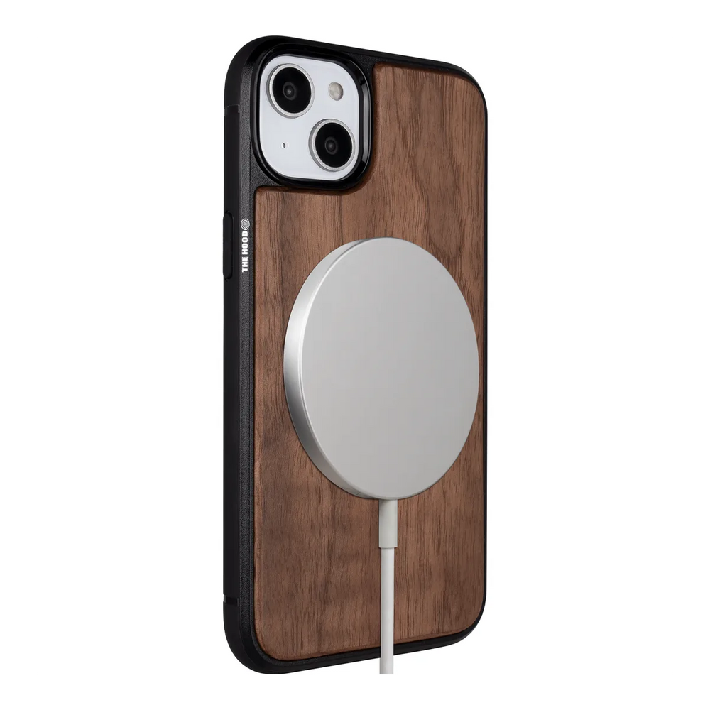 left-iphone-14-plus-superior-wooden-case-magsafe-compatible-black-walnut