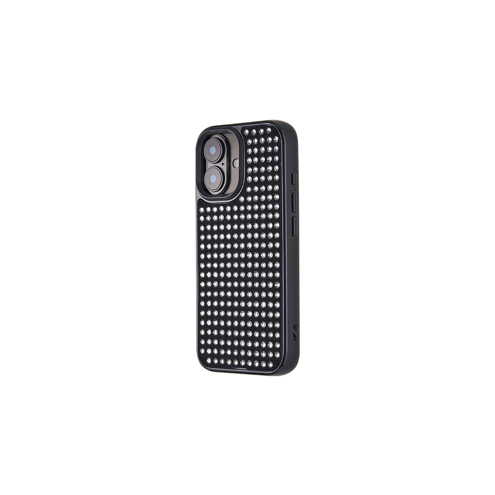 left-iphone-17-goldensnap-rhinestone-matrix-case-transparent-black