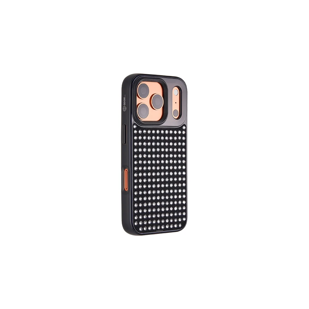 left-iphone-17-pro-goldensnap-rhinestone-matrix-case-transparent-black