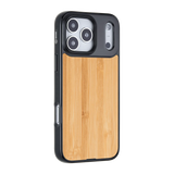 left-iphone-17-pro-goldensnap-wooden-case-magsafe-compatible-transparent-black-bamboo