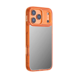 left-iphone-17-pro-max-goldensnap-mirror-case-magsafe-compatible-cosmic-orange