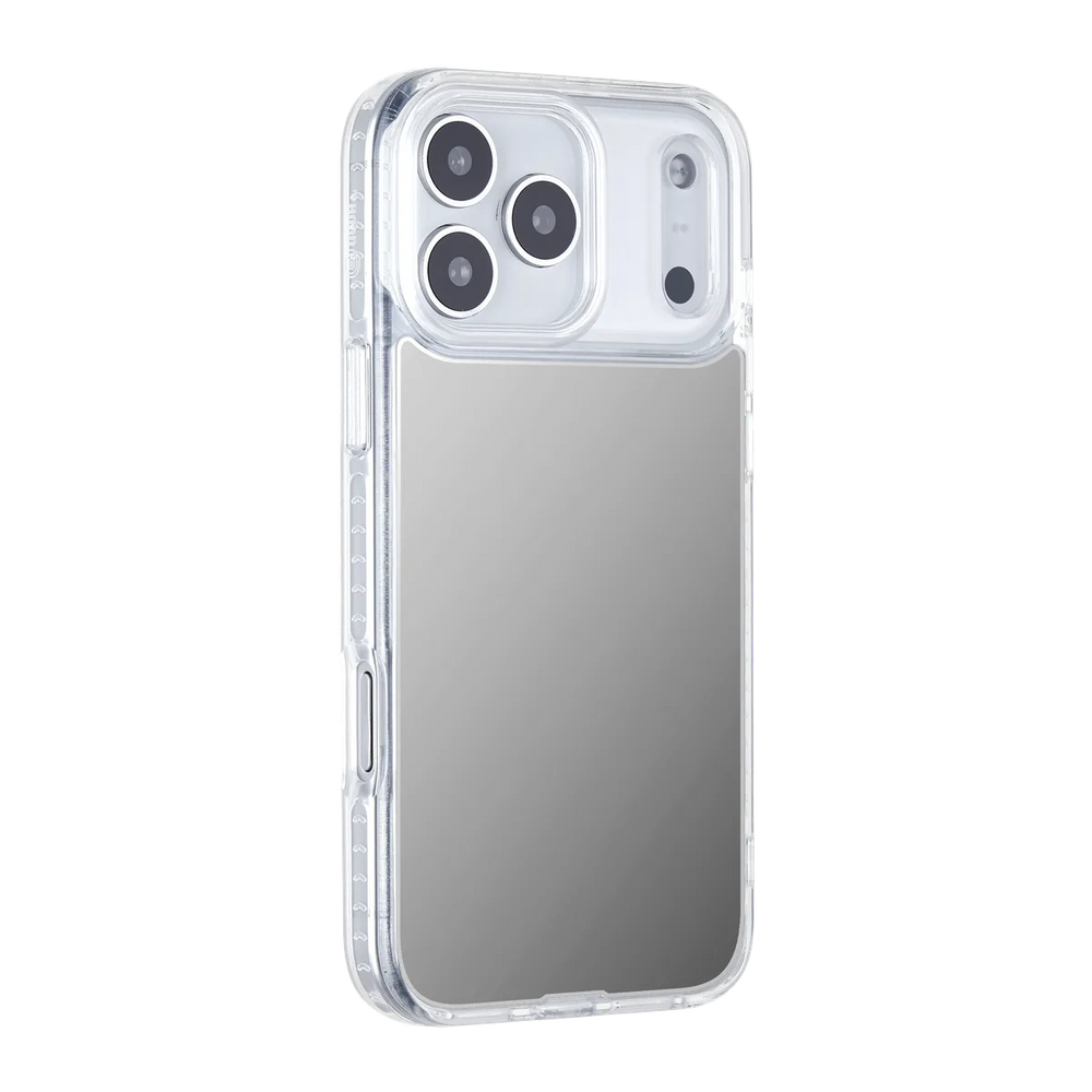left-iphone-17-pro-max-goldensnap-mirror-case-magsafe-compatible-transparent