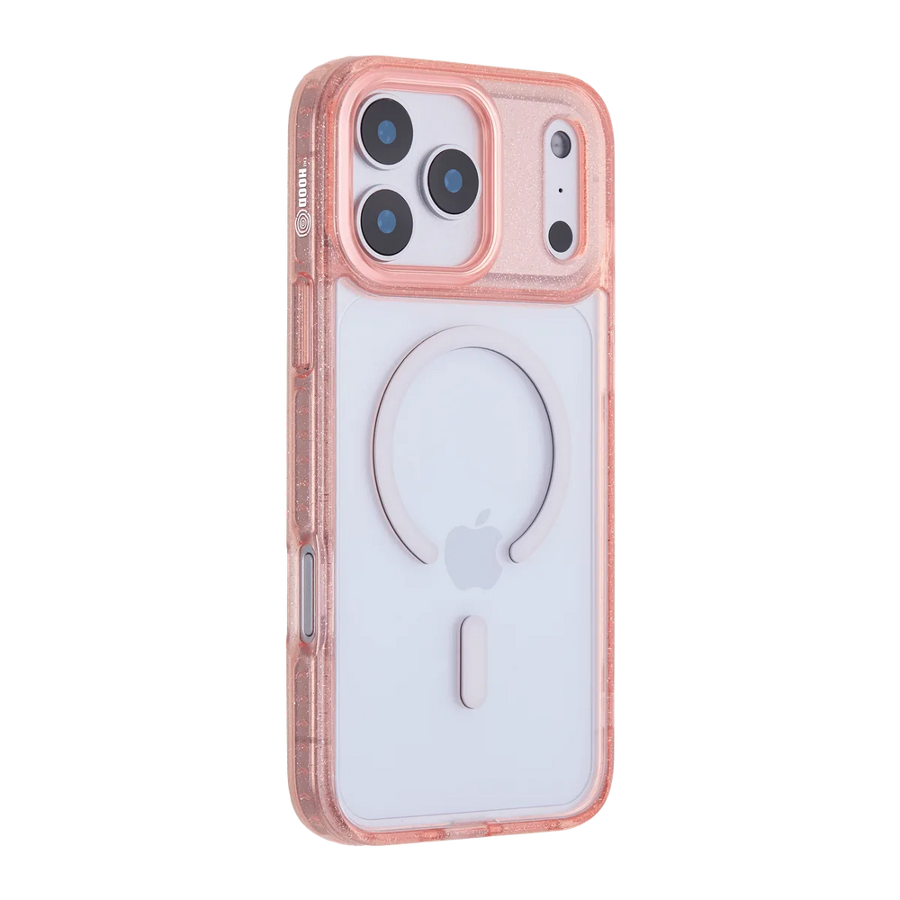 left-iphone-18-pro-max-goldensnap-case-magsafe-compatible-pink-glitter