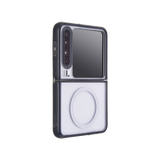 left-pura-x-goldensnap-case-magsafe-compatible-transparent-black