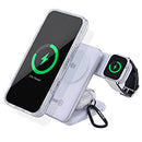 Qi2 25W Magnetic Cooling 3 in 1 Foldable Wireless Charging Stand