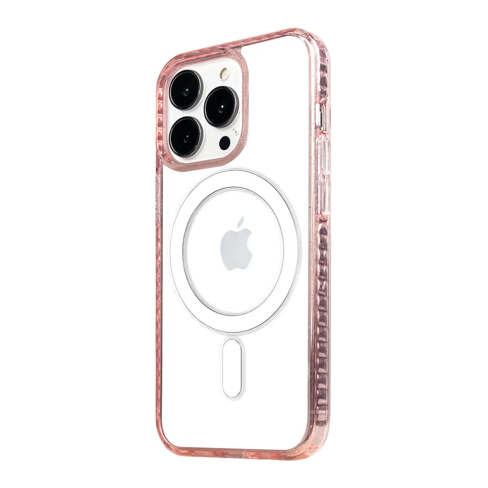 right-iphone-13-pro-golden-case-magsafe-compatible-pink-glitter