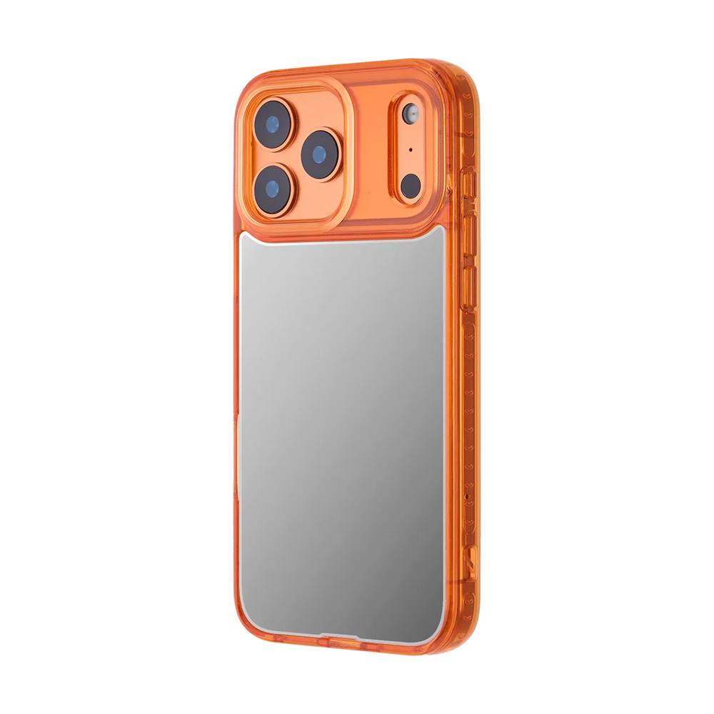 right-iphone-17-pro-max-goldensnap-mirror-case-magsafe-compatible-cosmic-orange
