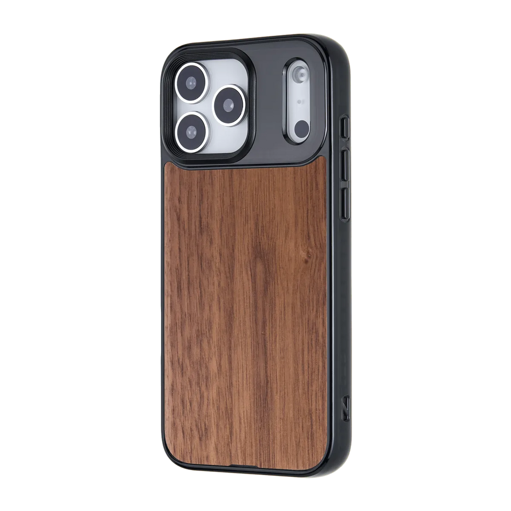 right-iphone-17-pro-max-goldensnap-wooden-case-magsafe-compatible-transparent-black-walnut