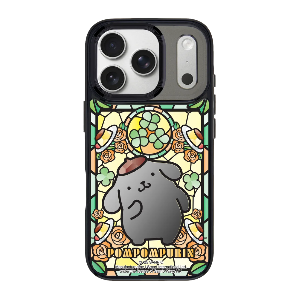 san25-0010-iphone-18-pro-goldensnap-mirror-case-magsafe-compatible-transparent-black
