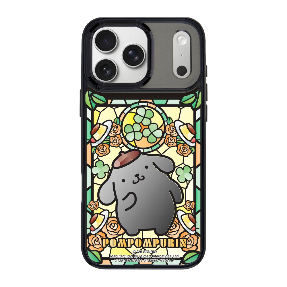 san25-0010-iphone-18-pro-max-goldensnap-mirror-case-magsafe-compatible-transparent-black
