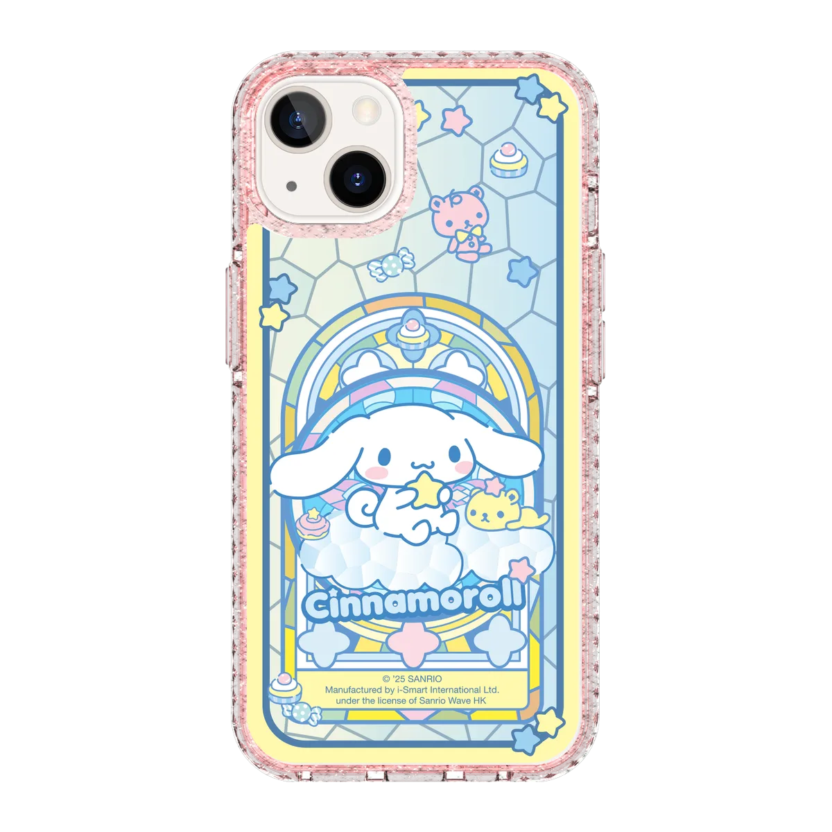san25-0018-iphone-13-golden-case-magsafe-compatible-pink-glitter